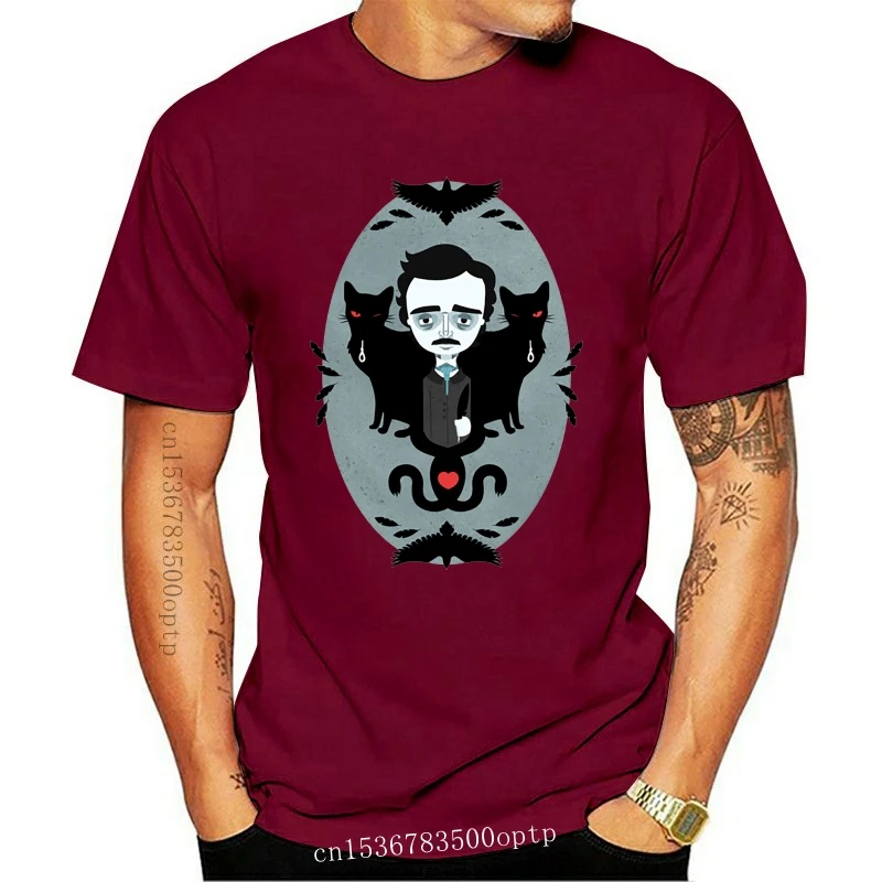 Edgar Allan Poe & Friends T Shirt Men Tees Horror Black Cat Raven T-shirt Mens Cotton Clothing Cartoon Printed Tshirt
Edgar Allan Poe & Friends T Shirt Men Tees Horror Black Cat Raven T-shirt Mens Cotton Clothing Cartoon Printed Tshirt