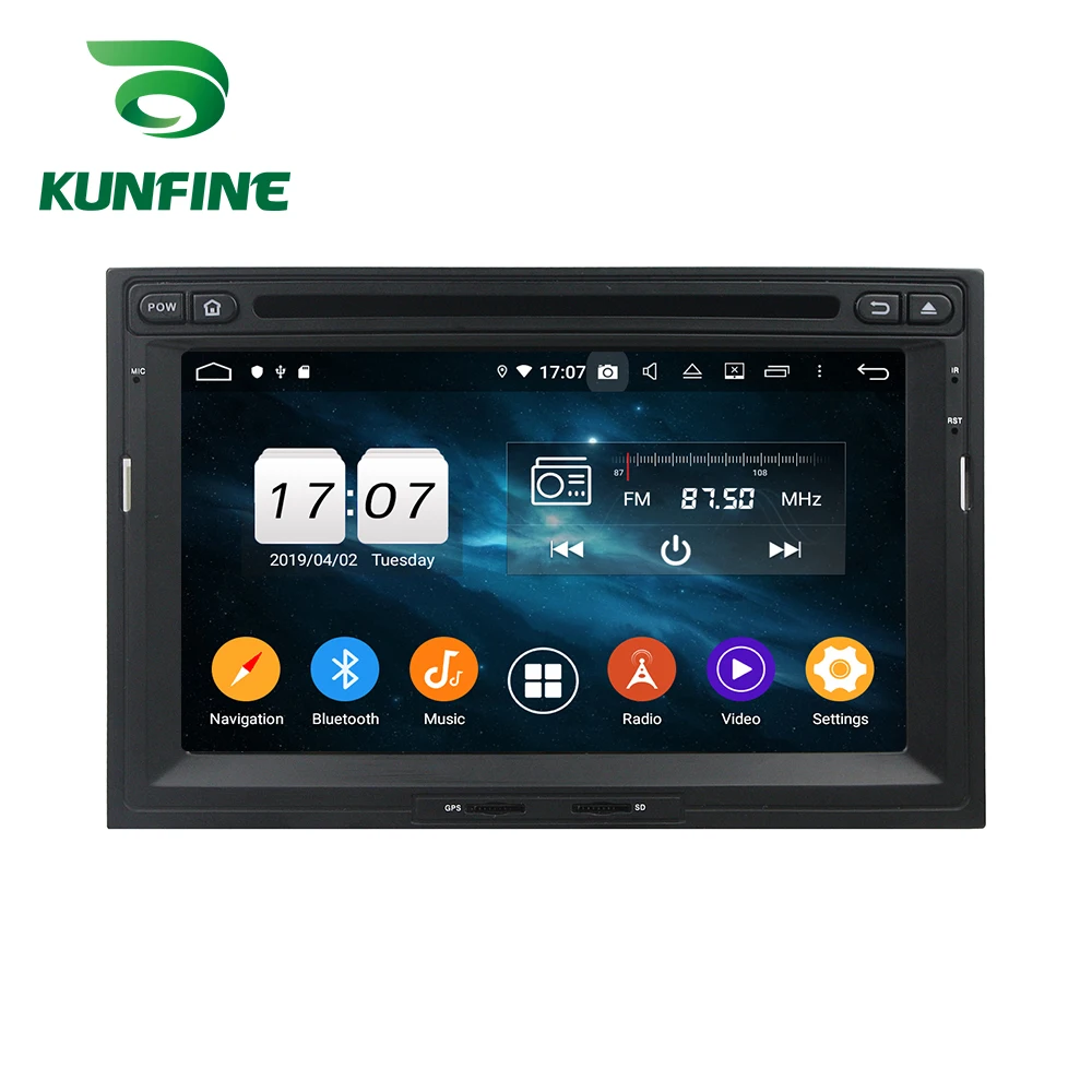 Android 9 0 Восьмиядерный 4 Гб ОЗУ 64 ПЗУ автомобильный DVD GPS мультимедийный плеер