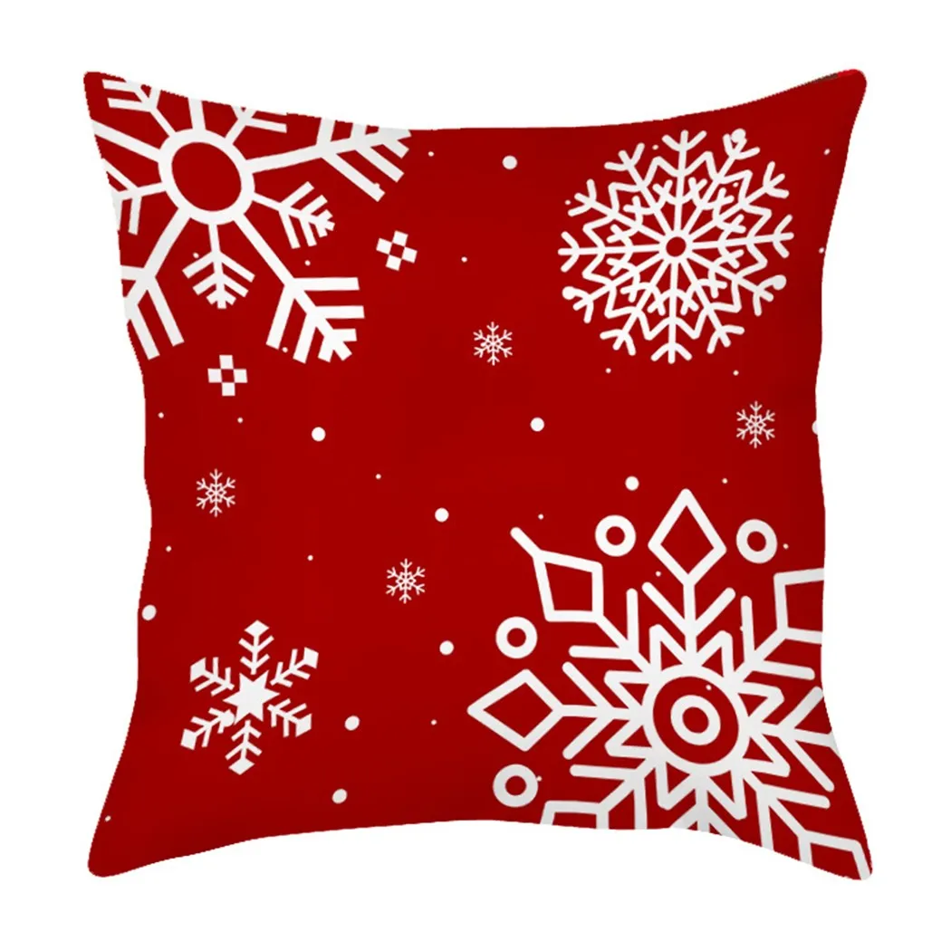 1pc Cushion Cover Flax 17.71in Christmas Santa Snowflake Pillow Case Santa Claus Xmas Home Sofa Decor
1pc Cushion Cover Flax 17.71in Christmas Santa Snowflake Pillow Case Santa Claus Xmas Home Sofa Decor