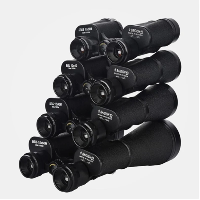 High Power HD Binoculars ALL Metal Military Binocular Lll Night Vision Telescope Wide-angle Pocket Zoom Russian Baigish 20X50
High Power HD Binoculars ALL Metal Military Binocular Lll Night Vision Telescope Wide-angle Pocket Zoom Russian Baigish 20X50