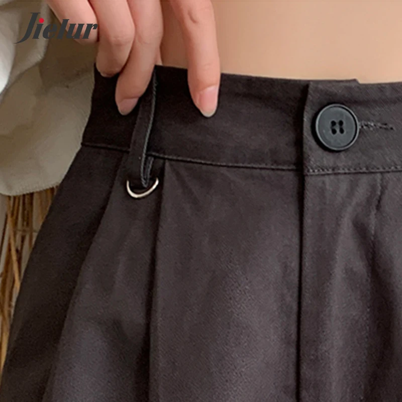 Jielur New Handsome High-waisted Women's Pants Korean Army Green Black Cargo Pants Cool Loose Winter Woman Casual Trousers S-XXL
Jielur New Handsome High-waisted Women's Pants Korean Army Green Black Cargo Pants Cool Loose Winter Woman Casual Trousers S-XXL