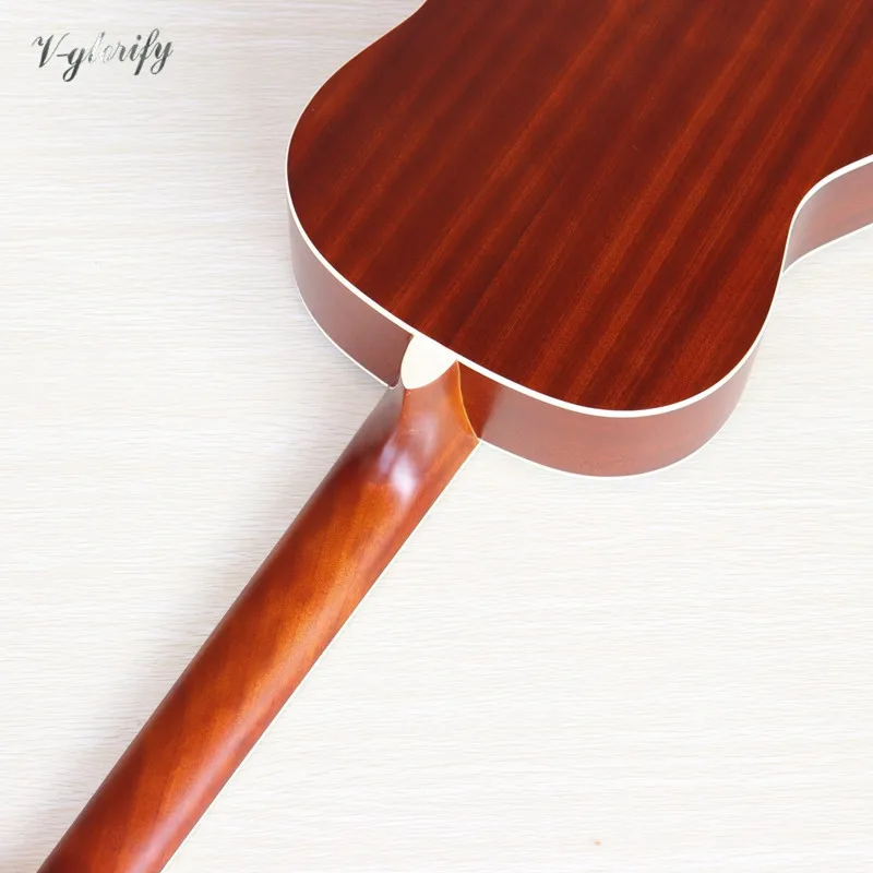 Maroon color 39 inch classic guitar full sapele wood full size 6 string matte finish classical guitar with good tuning heads
Maroon color 39 inch classic guitar full sapele wood full size 6 string matte finish classical guitar with good tuning heads
