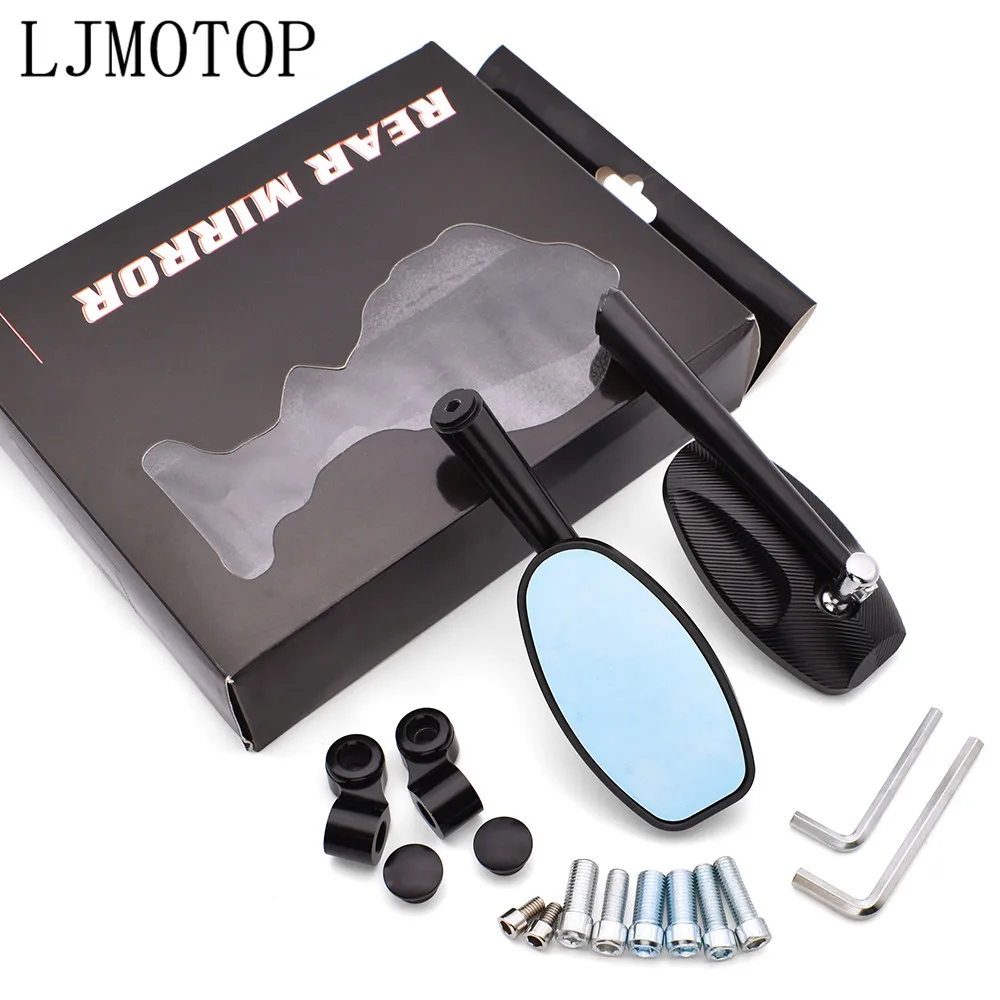 Universal Motorcycle Side Rear View Mirrors Blue Anti-glare Mirror CNC Aluminum For BMW Ducati Honda Kawasaki KTM Suzuki Yamaha 
Universal Motorcycle Side Rear View Mirrors Blue Anti-glare Mirror CNC Aluminum For BMW Ducati Honda Kawasaki KTM Suzuki Yamaha