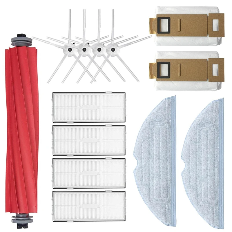 For Xiaomi Roborock S7 T7S T7PLUS Of Filter Detachable Rubber Main Brush/Cover Mop Cloth Side Brush Vacuum Cleaner Parts 
For Xiaomi Roborock S7 T7S T7PLUS Of Filter Detachable Rubber Main Brush/Cover Mop Cloth Side Brush Vacuum Cleaner Parts