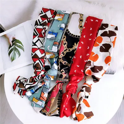 15cm*145 silk scarf women new Spring luxury brand Silk Scarf female edition fashion decoration satin ribbon scarf bandana
15cm*145 silk scarf women new Spring luxury brand Silk Scarf female edition fashion decoration satin ribbon scarf bandana