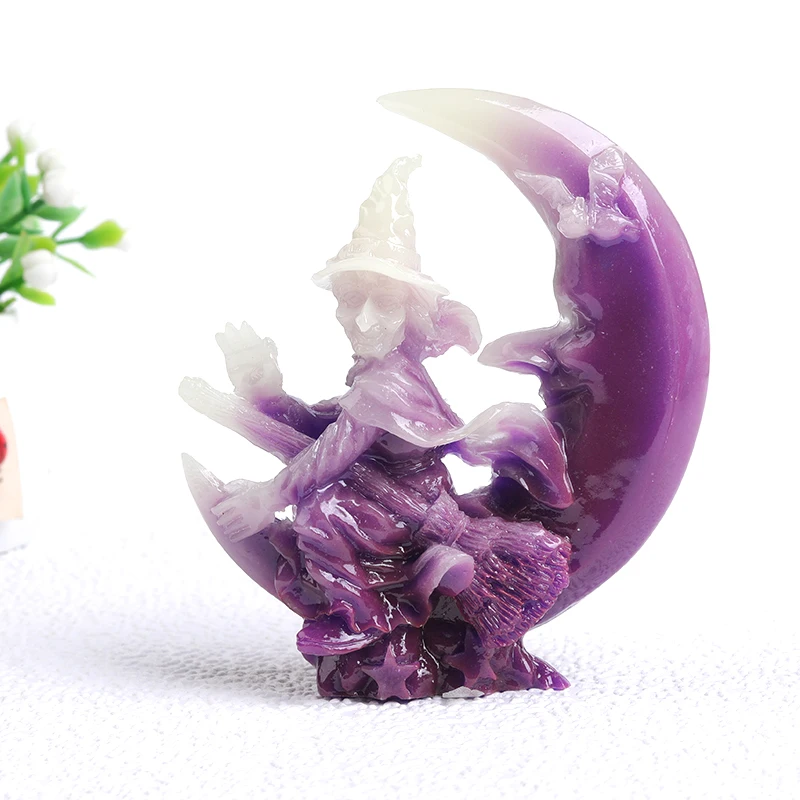 1PC Silicone Figurine Moonstone Carved Psychic Ornaments Colorfull Crafts Handmade Figurine Home Decor Christmas Collect Gifts
1PC Silicone Figurine Moonstone Carved Psychic Ornaments Colorfull Crafts Handmade Figurine Home Decor Christmas Collect Gifts
