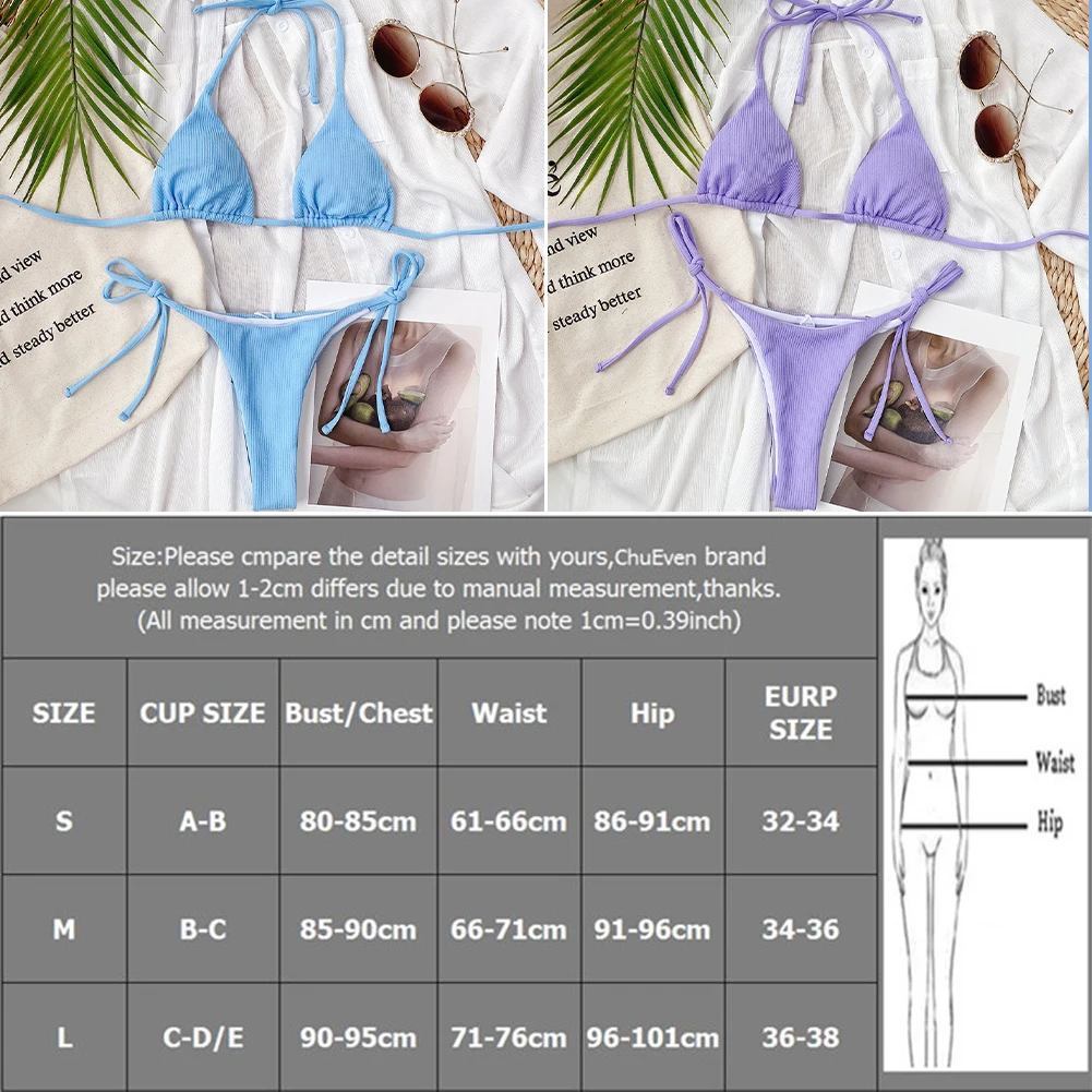 Swimsuit Women Sexy 2 Piece Micro Bikini Set Triangle Top G-String Thong Bathing Suit Set Beachwear 2021 New Style Recommend
Swimsuit Women Sexy 2 Piece Micro Bikini Set Triangle Top G-String Thong Bathing Suit Set Beachwear 2021 New Style Recommend