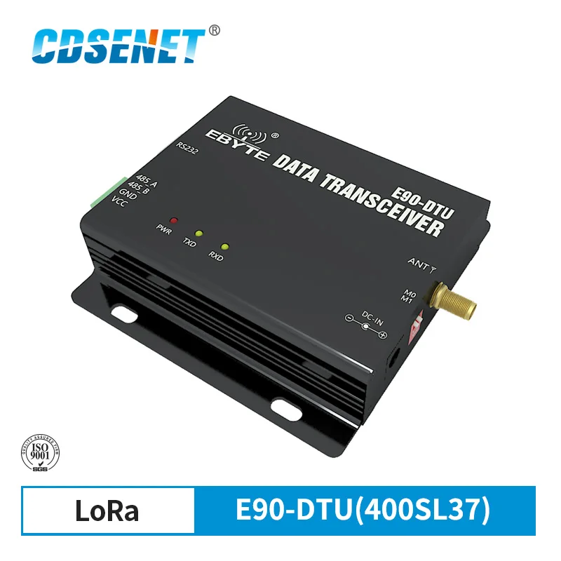 SX1268 Lora433Mhz 37dBm Range 0.3k~62.5kbps E90-DTU(400SL37) RS232 RS485 Wireless Lora Modem 
SX1268 Lora433Mhz 37dBm Range 0.3k~62.5kbps E90-DTU(400SL37) RS232 RS485 Wireless Lora Modem