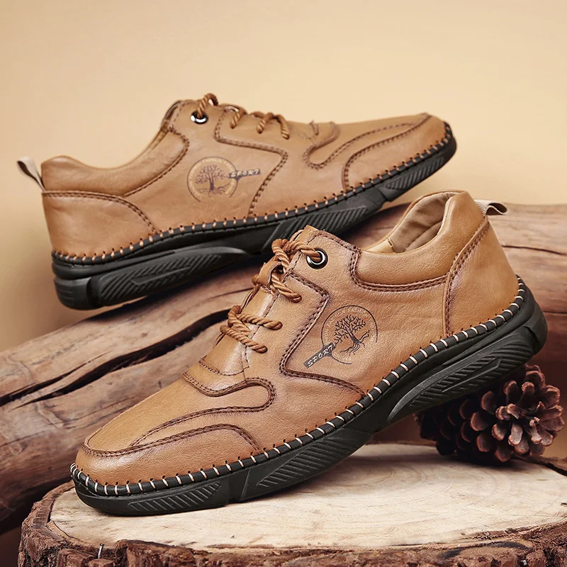 Men's Leather Shoes British Trend Fashion Oxford Shoes Classic Sewing Soles Lace-Up Shoes Quality Moccasin Casual Men Shoes
Men's Leather Shoes British Trend Fashion Oxford Shoes Classic Sewing Soles Lace-Up Shoes Quality Moccasin Casual Men Shoes