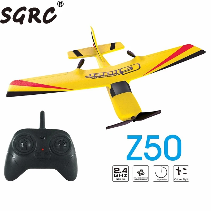 SGRC Z50 RC Plane EPP Foam Glider Airplane Gyro 2.4G RTF Remote Control Wingspan Aircraft Funny Boys Airplanes Interesting Toys
SGRC Z50 RC Plane EPP Foam Glider Airplane Gyro 2.4G RTF Remote Control Wingspan Aircraft Funny Boys Airplanes Interesting Toys