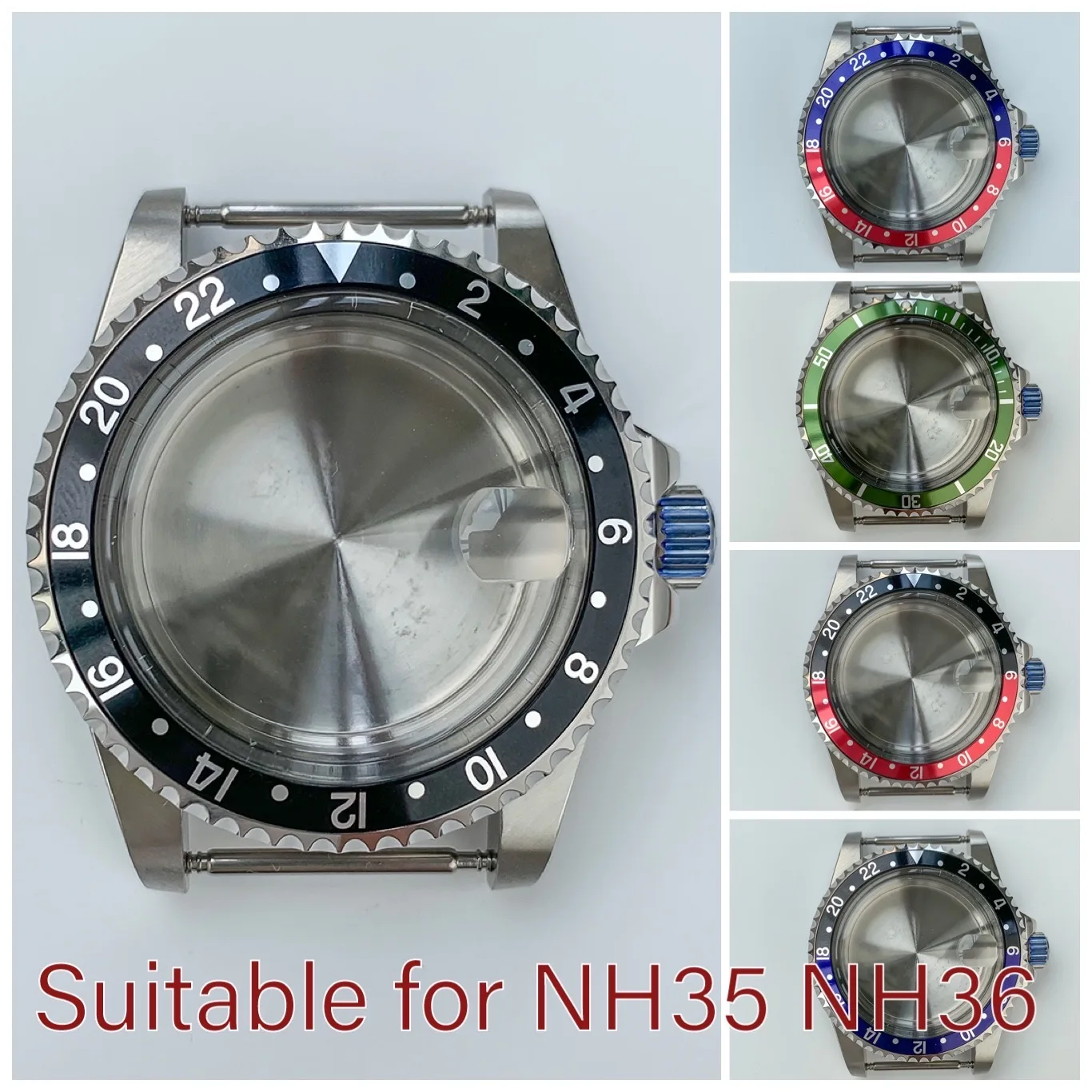 Watchcase Vintage Steel 1960 39.5mm for NH35 NH36 Movement Bubble Acrylic Mirror Magnifier Aluminum Bezel Insert Watchpart Cover 
Watchcase Vintage Steel 1960 39.5mm for NH35 NH36 Movement Bubble Acrylic Mirror Magnifier Aluminum Bezel Insert Watchpart Cover