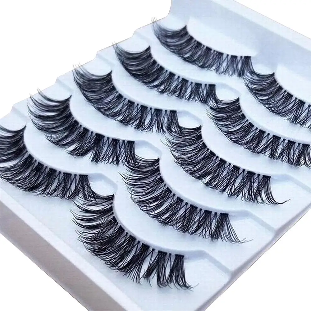 5 Pairs Makeup Eyelashes women Handmade Natural Long Volume False Eyelashes Lashes Extensions
5 Pairs Makeup Eyelashes women Handmade Natural Long Volume False Eyelashes Lashes Extensions