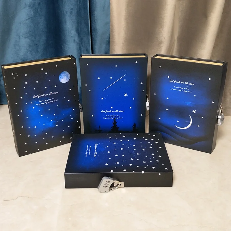 Retro Star Code Book Creative Student Notebook With Lock A5 Thickened Multi-function Notebook Boys And Girls General Gift
Retro Star Code Book Creative Student Notebook With Lock A5 Thickened Multi-function Notebook Boys And Girls General Gift