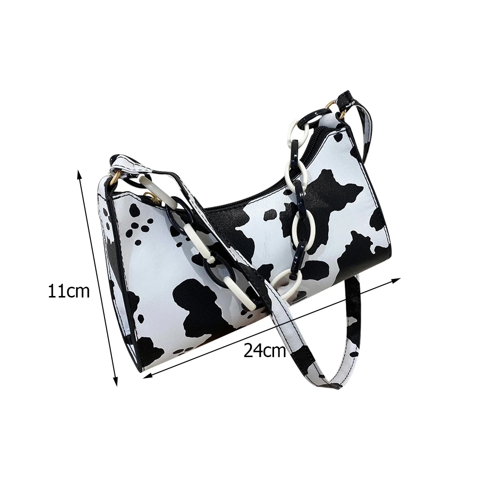 Fashion Women PU Alligator Pattern Underarm Bags Cow Pattern Printing Shoulder Hobos Bag Casual Ladies Thick Chain Handbags New
Fashion Women PU Alligator Pattern Underarm Bags Cow Pattern Printing Shoulder Hobos Bag Casual Ladies Thick Chain Handbags New