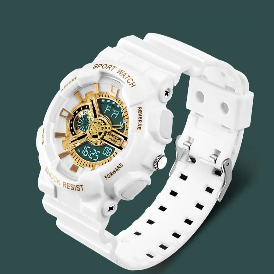 Top Brand Luxury Military Quartz Watch Waterproof Sports Watches Men's LED Digital Watch S Shock Wristwatch Clock
Top Brand Luxury Military Quartz Watch Waterproof Sports Watches Men's LED Digital Watch S Shock Wristwatch Clock
