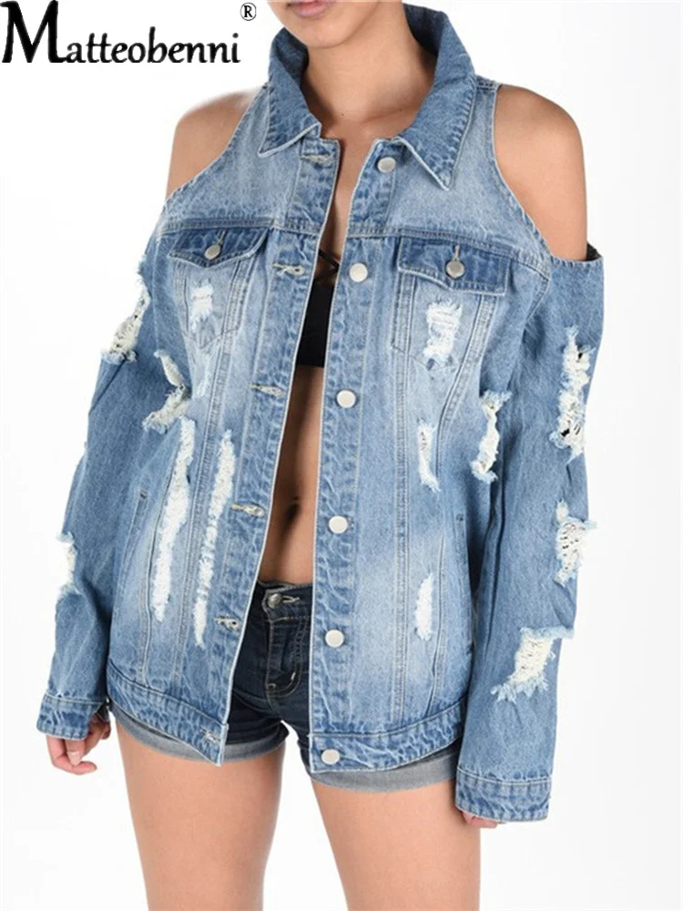 2021 Denim Jackets Women Streetwear Spring Autumn Coat Fashion Style Female Clothes Long Sleeve Outerwear Ripped Jeans Jacket
2021 Denim Jackets Women Streetwear Spring Autumn Coat Fashion Style Female Clothes Long Sleeve Outerwear Ripped Jeans Jacket