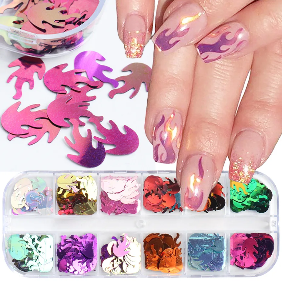 12 Grid Sparkling 3D Nail Sequins Round Flame Glitter Manicure Art Decoration 2021 New Nail Glitter
12 Grid Sparkling 3D Nail Sequins Round Flame Glitter Manicure Art Decoration 2021 New Nail Glitter