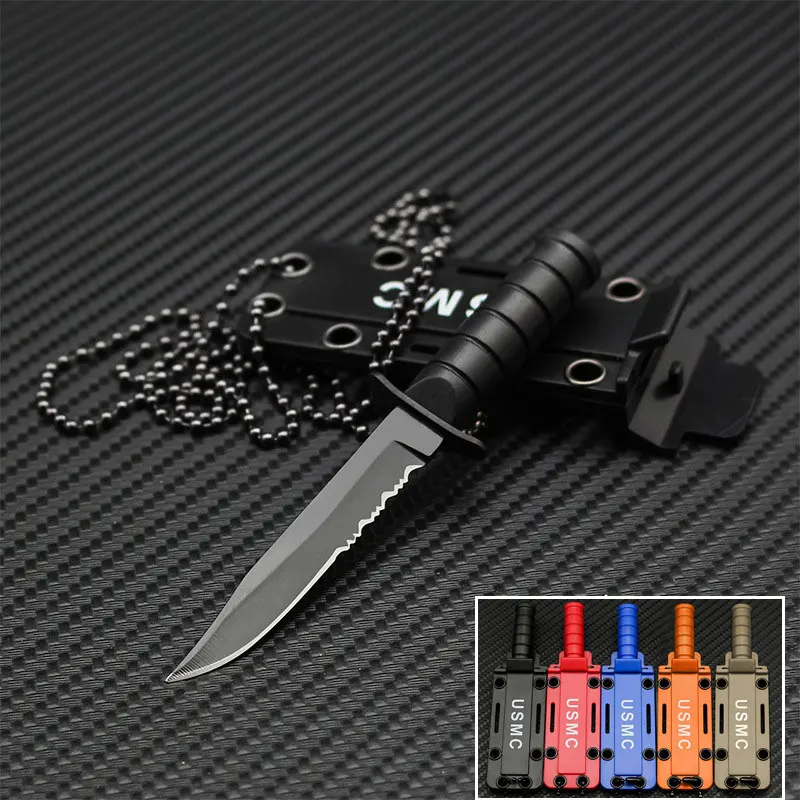 EDC Mini Necklace Blade Fruit Knife Portable Camping Outdoor Hunt Survive Hike Pocket Self Defense Box Letter Package Opener
EDC Mini Necklace Blade Fruit Knife Portable Camping Outdoor Hunt Survive Hike Pocket Self Defense Box Letter Package Opener