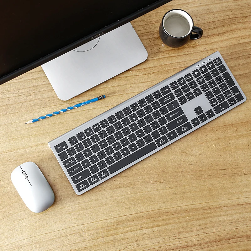 SeenDa Wireless Bluetooth Keyboard for iPad Tablet Laptop 108 Keys 3Device Sync Rechargeable | Компьютеры и офис