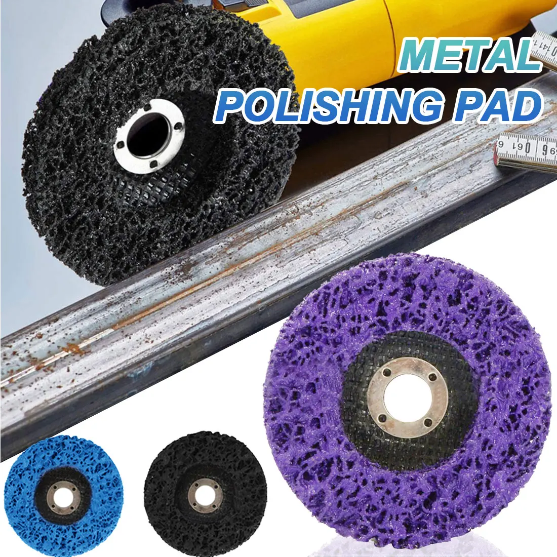 Poly Strip Abrasive Disc Wheel Paint Rust Remover Wipe Grinding Wheel for Durable Angle Grinder 100mm/115mm/125mm
Poly Strip Abrasive Disc Wheel Paint Rust Remover Wipe Grinding Wheel for Durable Angle Grinder 100mm/115mm/125mm