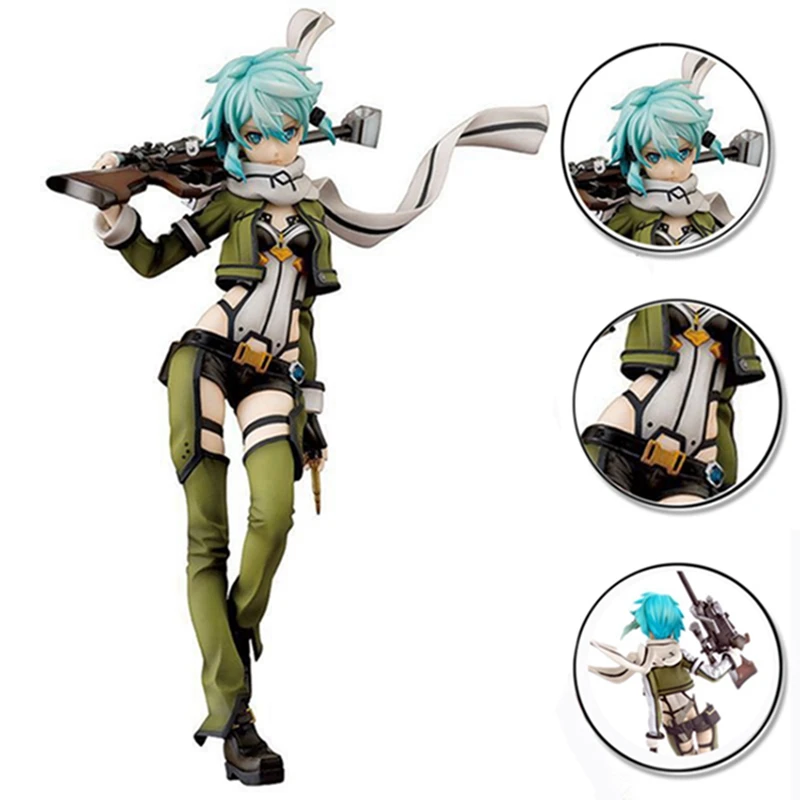 Anime Phantom Bullet Sinon Action Figure Sword Art Online Asuna Figurine PVC Sexy Girl Soldier Removable Model Toy Gift
Anime Phantom Bullet Sinon Action Figure Sword Art Online Asuna Figurine PVC Sexy Girl Soldier Removable Model Toy Gift