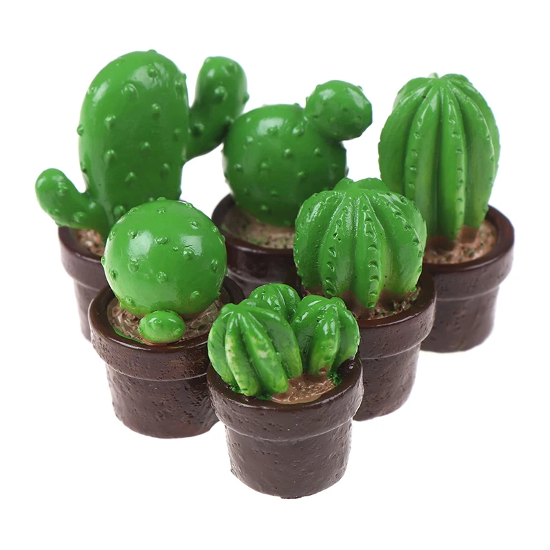 5Pcs Cute Simulation Potted Green Mini Tree Potted Cactus Succulents Green Plant In Pot Doll House For 1:12 Dollhouse Miniature
5Pcs Cute Simulation Potted Green Mini Tree Potted Cactus Succulents Green Plant In Pot Doll House For 1:12 Dollhouse Miniature