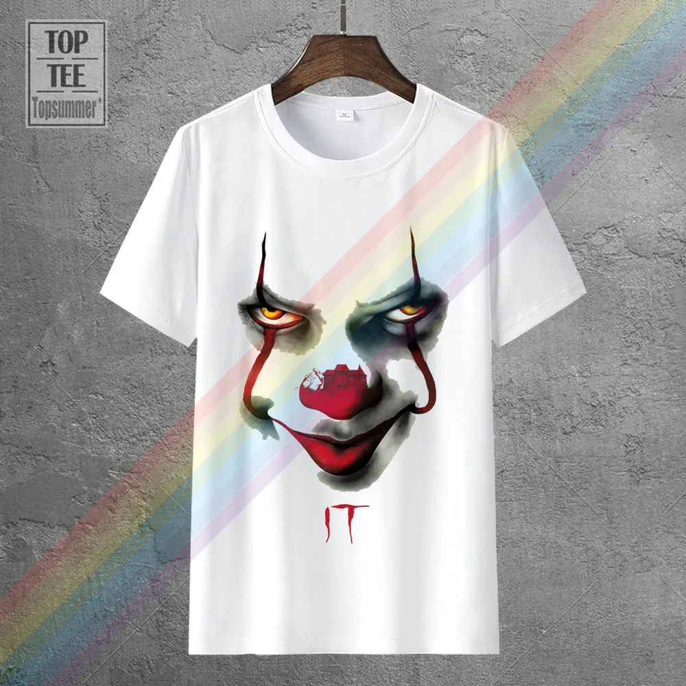 Movie It Pennywise T Shirt Custom Short Sleeve Men'S T Shirt 2017 New Plain Cotton Plus Size Mens T Shirts
Movie It Pennywise T Shirt Custom Short Sleeve Men'S T Shirt 2017 New Plain Cotton Plus Size Mens T Shirts