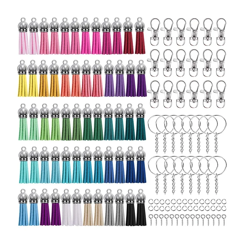360Pcs Button Key Chain Key Ring Set DIY Handmade Key Hoisting Making Tassel Jewelry Accessories Claw Nail Split Ring
360Pcs Button Key Chain Key Ring Set DIY Handmade Key Hoisting Making Tassel Jewelry Accessories Claw Nail Split Ring
