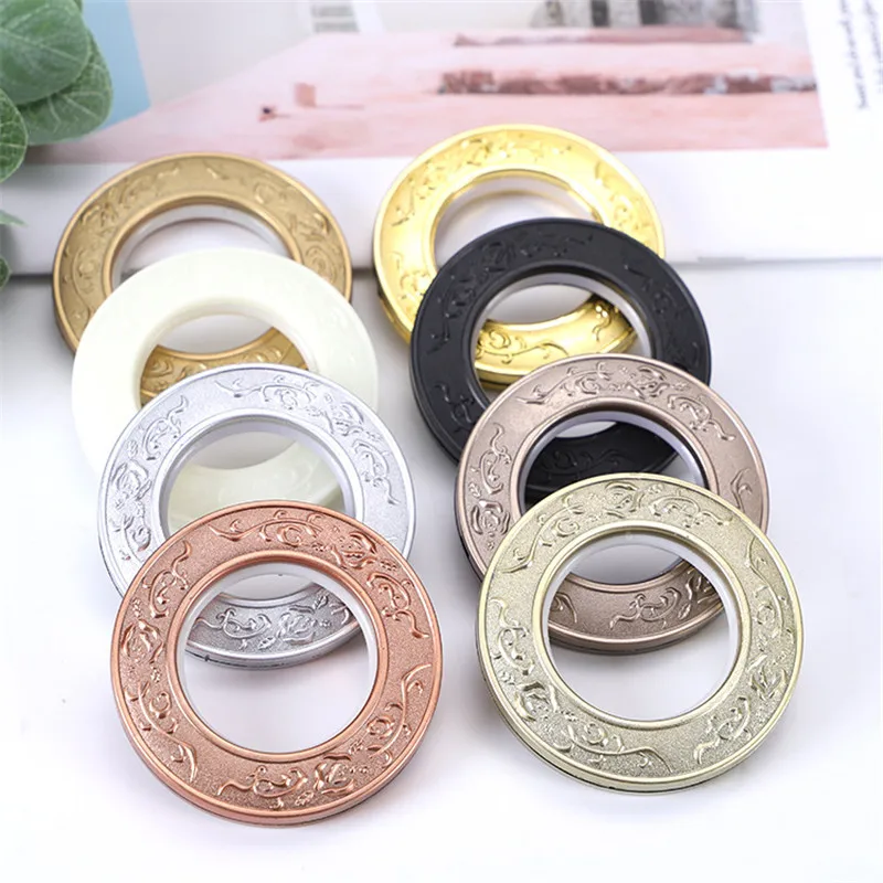 Luxury Carving Craft Plastic Curtain Rings Roman Rings Living Room Curtains Buckle Top Pole Grommet Eyelets Curtain Accessories
Luxury Carving Craft Plastic Curtain Rings Roman Rings Living Room Curtains Buckle Top Pole Grommet Eyelets Curtain Accessories