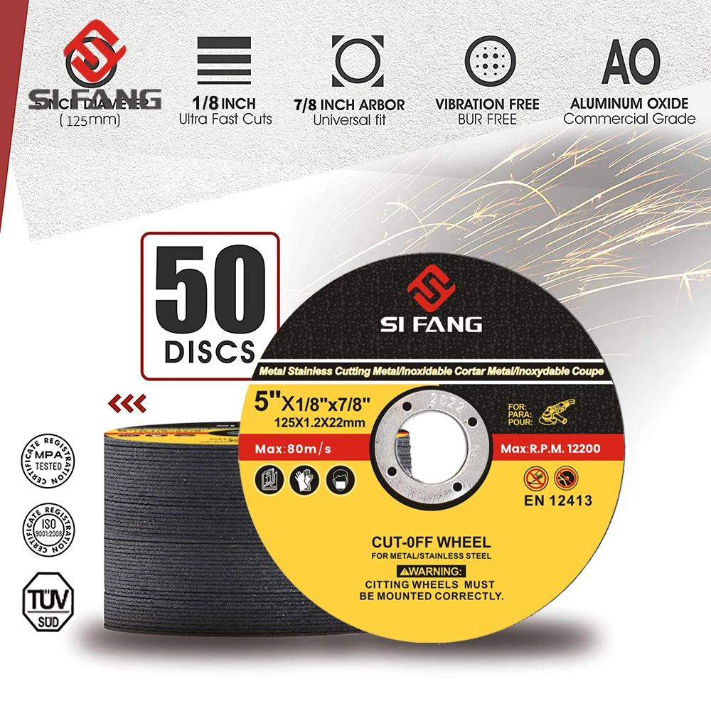 5inch Metal Cutting Discs 125MM Cut Off Wheels Flap Sanding discs Grinding Discs Angle Grinder Wheel for Metal 15Pcs
5inch Metal Cutting Discs 125MM Cut Off Wheels Flap Sanding discs Grinding Discs Angle Grinder Wheel for Metal 15Pcs
