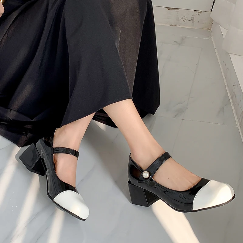 RIZABINA Size 32-43 New Women Pumps Square Heel Mix Color Women Shoes Fashion Classic Women Shoes Party Footwear
RIZABINA Size 32-43 New Women Pumps Square Heel Mix Color Women Shoes Fashion Classic Women Shoes Party Footwear