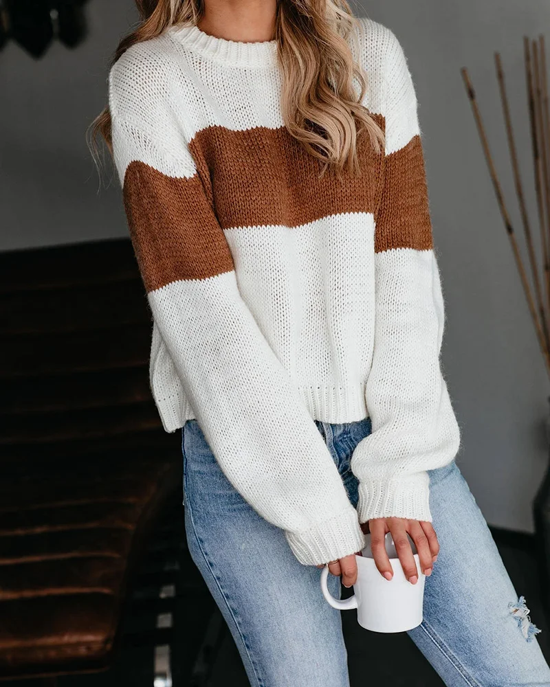 2021 Autumn Winter Boho Jumper Knitwear Women Long Sleeve Tops Holiday Pullover Patchwork Sweater Female Casual Stylish Clothing
2021 Autumn Winter Boho Jumper Knitwear Women Long Sleeve Tops Holiday Pullover Patchwork Sweater Female Casual Stylish Clothing