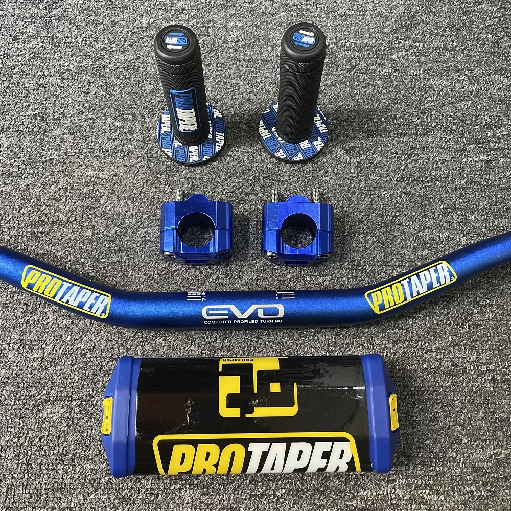 Motorcycle Handlebar For PRO Taper Pack Bar 1-1/8" Handle bar Pads Grips Motocross Dirt Pit Bike CNC 28.5mm Adapter
Motorcycle Handlebar For PRO Taper Pack Bar 1-1/8" Handle bar Pads Grips Motocross Dirt Pit Bike CNC 28.5mm Adapter