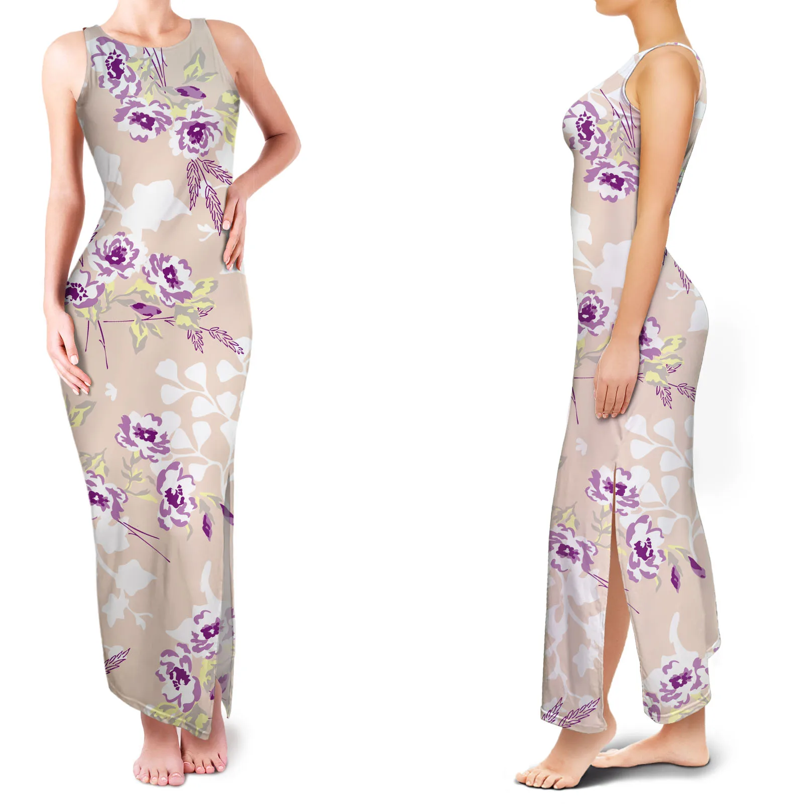 Women's Sexy Nightclub Hibiscus Mutabilis Palm Leaf Dress Stretch Plus Size Long Bodycon Party Dress Birthday Dress For Women
Women's Sexy Nightclub Hibiscus Mutabilis Palm Leaf Dress Stretch Plus Size Long Bodycon Party Dress Birthday Dress For Women