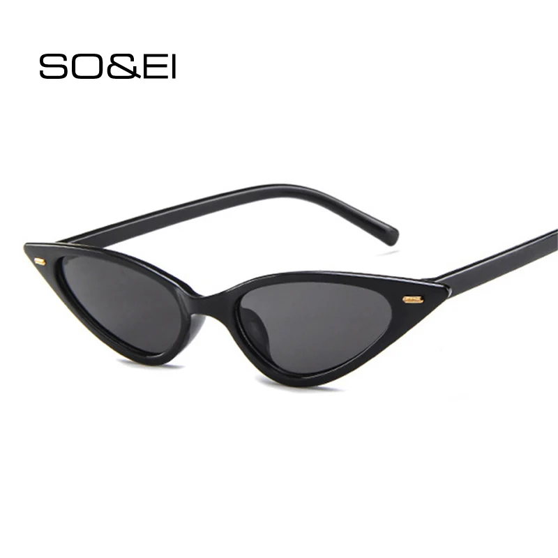 SO&EI Fashion Vintage Small Cat Eye Women Sunglasses Triangle Eyewear Rivets Decoration Female Trending Sun Glasses Shades UV400
SO&EI Fashion Vintage Small Cat Eye Women Sunglasses Triangle Eyewear Rivets Decoration Female Trending Sun Glasses Shades UV400