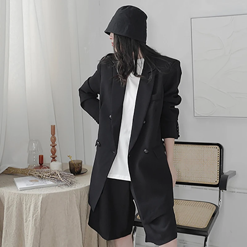 SHENGPALAE Minimalist Blazer Women's Spring 2021 New Laopel Double Breasted Loose Long Sleeve Solid Color Suit Coat Female 5B394
SHENGPALAE Minimalist Blazer Women's Spring 2021 New Laopel Double Breasted Loose Long Sleeve Solid Color Suit Coat Female 5B394
