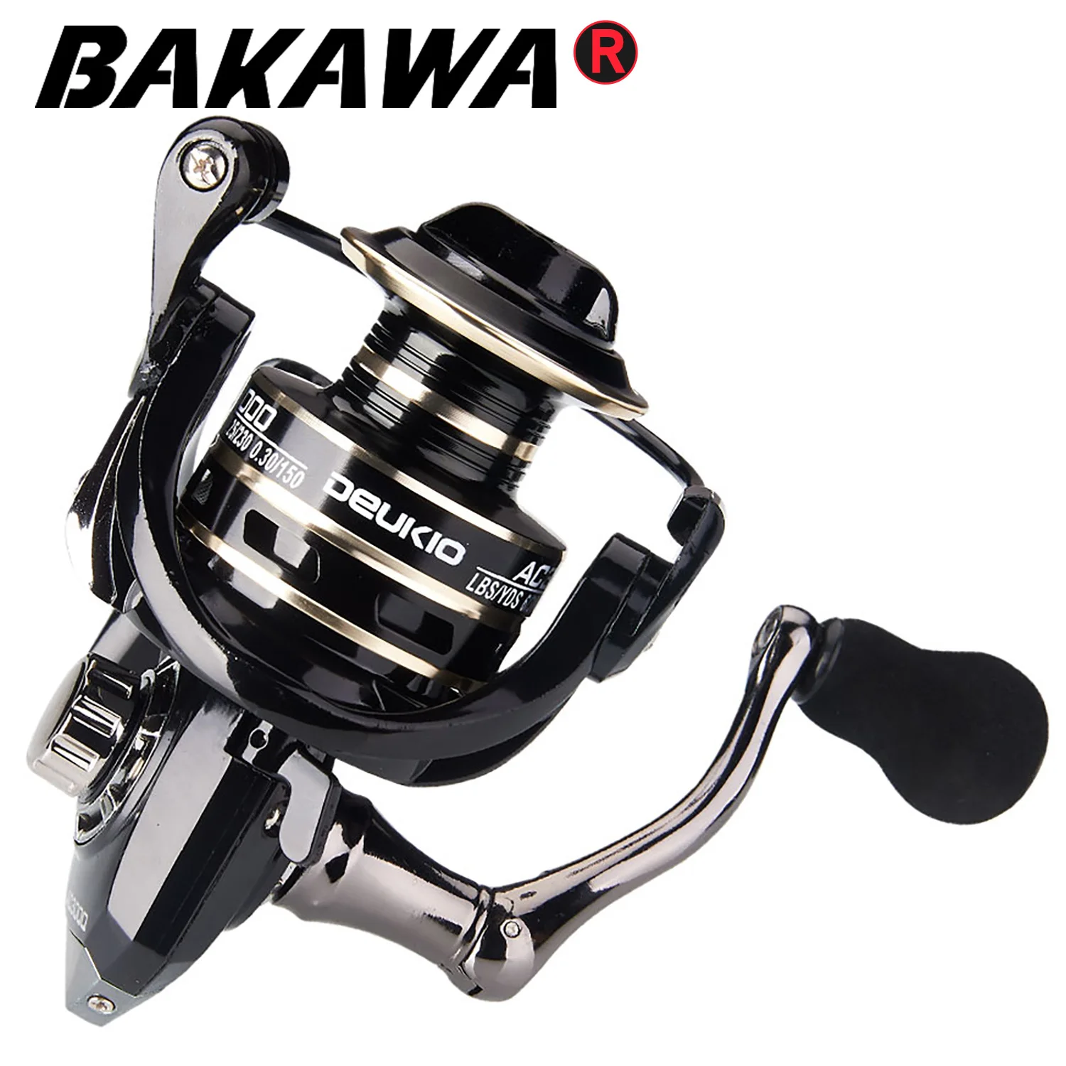 BAKAWA New Spinning Reels 12KG Max Drag Carrete Pesca 5.2:1 Metal Stainless Steel Fishing Wheel Saltwater Coil For Accessories
BAKAWA New Spinning Reels 12KG Max Drag Carrete Pesca 5.2:1 Metal Stainless Steel Fishing Wheel Saltwater Coil For Accessories