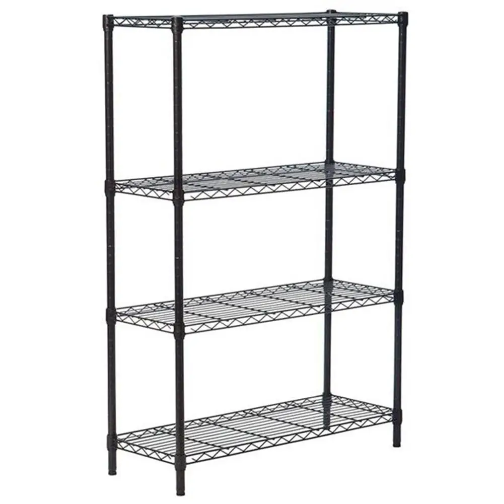 140x90x35cm 4 Layer Plastic Coated Iron Shelf Storage Stand Organizer Assembly Bedroom Clothes Hanging Dormitory Cabinet
140x90x35cm 4 Layer Plastic Coated Iron Shelf Storage Stand Organizer Assembly Bedroom Clothes Hanging Dormitory Cabinet