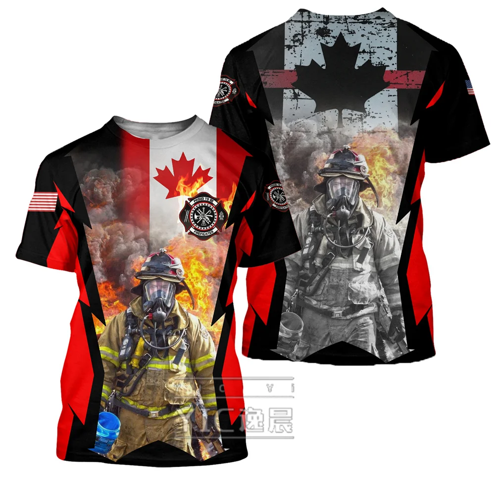 Firefighter Suit Fireman Superhero T-shirt Men's 3D Print Women Clothing Top Cosplay T Shirts Fire Service Suit Graphic T Shirts
Firefighter Suit Fireman Superhero T-shirt Men's 3D Print Women Clothing Top Cosplay T Shirts Fire Service Suit Graphic T Shirts
