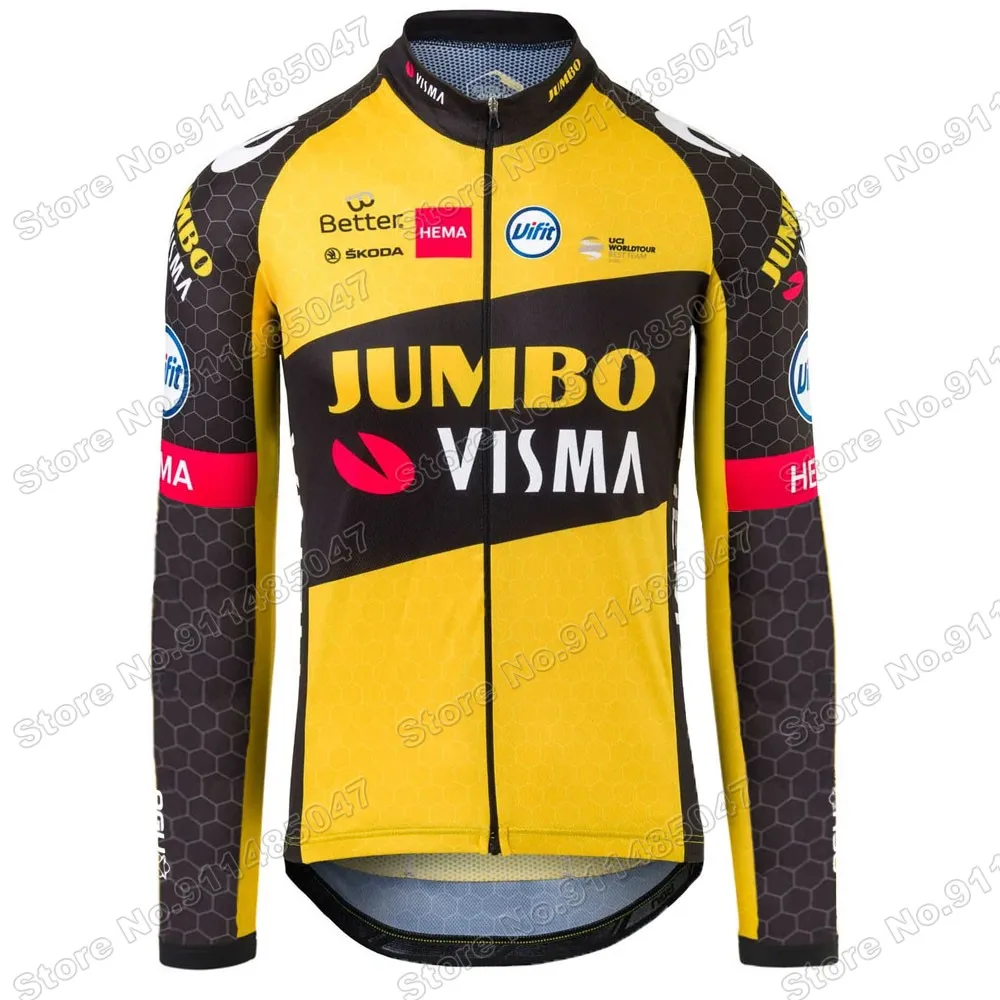 Spring Summer Jumbo Visma 2021 Team Cycling Jersey Long Sleeve Men Clothing Race Road Bike Shirt Bicycle Tops Uniform Maillot
Spring Summer Jumbo Visma 2021 Team Cycling Jersey Long Sleeve Men Clothing Race Road Bike Shirt Bicycle Tops Uniform Maillot