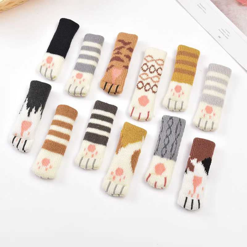 Chairs for Kitchen Knitted Table and Chair Leg Covers Non-slip Wear-resistant Cartoon Cat Chair Socks 2022 New Year's Decor
Chairs for Kitchen Knitted Table and Chair Leg Covers Non-slip Wear-resistant Cartoon Cat Chair Socks 2022 New Year's Decor