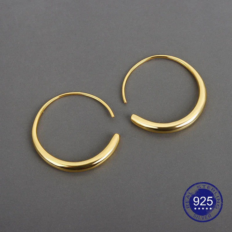 Korean Luxury Fashion 925 Sterling Silver Earrings for Women Gold Plated Jewelry Minimalist Hypoallergenic Ear Hook Stud Earring
Korean Luxury Fashion 925 Sterling Silver Earrings for Women Gold Plated Jewelry Minimalist Hypoallergenic Ear Hook Stud Earring