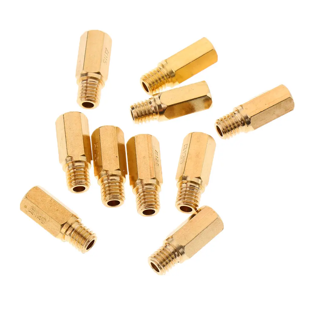 10x Motorcycle Carburetor Main jet Needle Kit Set for PWK KOSO OKO Carb Golden
10x Motorcycle Carburetor Main jet Needle Kit Set for PWK KOSO OKO Carb Golden