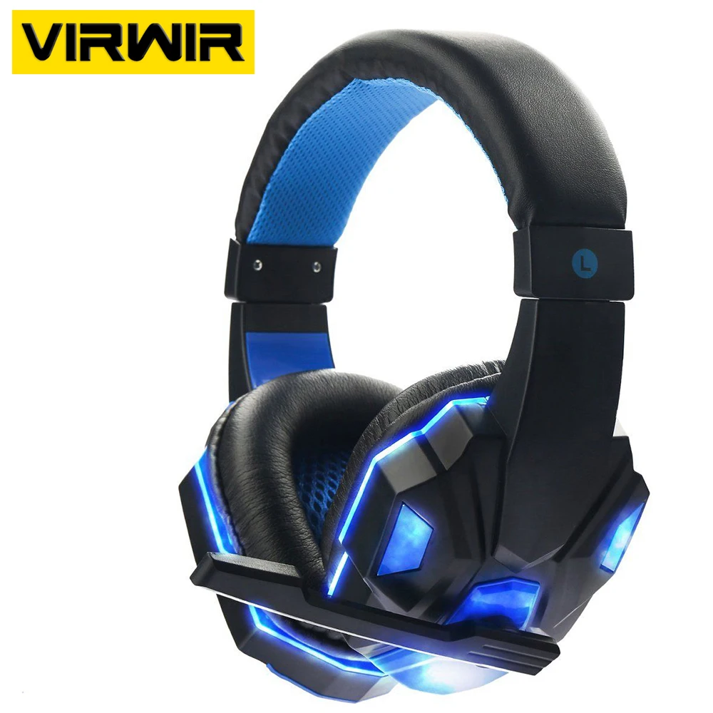 LED Light Gaming Headset for Computer PS4 PS5 Fifa 3.5MM Wired Game PC Headphones Headband Stereo Bass Game Earphone With Mic
LED Light Gaming Headset for Computer PS4 PS5 Fifa 3.5MM Wired Game PC Headphones Headband Stereo Bass Game Earphone With Mic
