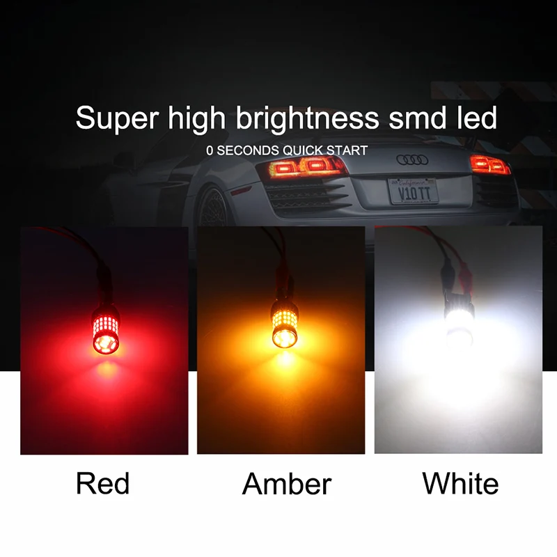 NLpearl 2x 7440 Led W21W Signal Lamp T20 7443 Led Bulb 60SMD 4014 Chips Canbus Auto Turn Signal Lights Brake Reverse Lamp 12V
NLpearl 2x 7440 Led W21W Signal Lamp T20 7443 Led Bulb 60SMD 4014 Chips Canbus Auto Turn Signal Lights Brake Reverse Lamp 12V