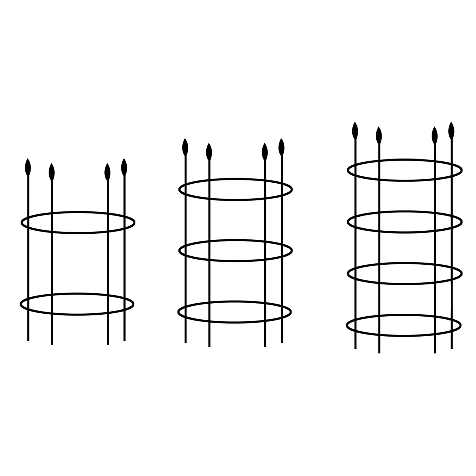 Creative Garden Flowers Support Stand For Climbing Plants Climbing Vine Rack Cage Garden Decoration