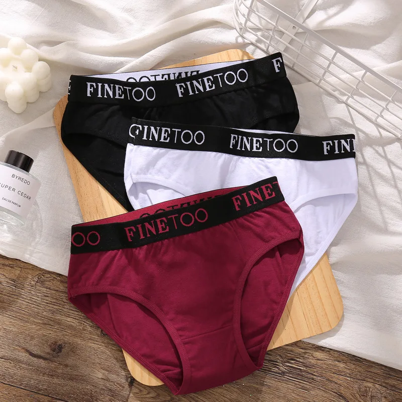 FINETOO women briefs letter belt cotton solid color underwear girls comfortable sports breathable Ladies lingerie cute plus size
FINETOO women briefs letter belt cotton solid color underwear girls comfortable sports breathable Ladies lingerie cute plus size