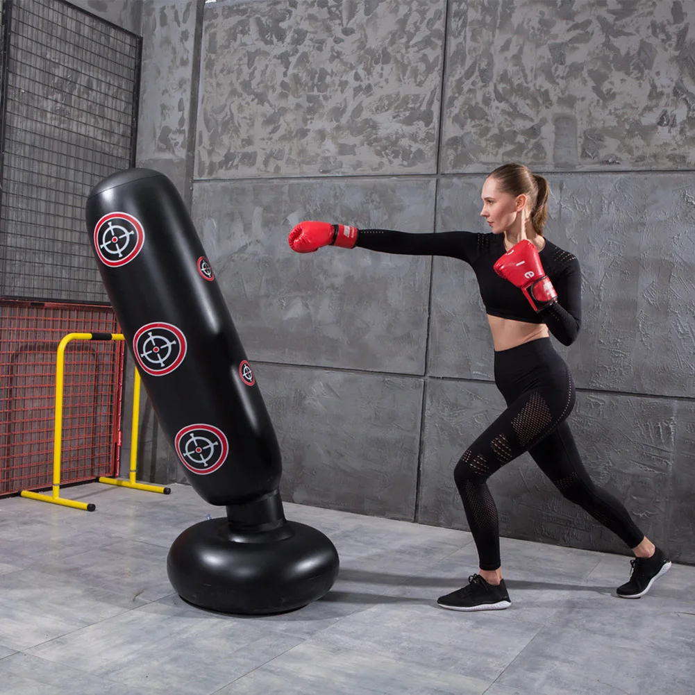 1.6m Inflatable Boxing Bag Training Pillar Tumbler Column Punching Bag Pressure Relief Exercise Standing Sandbag FitnessTool
1.6m Inflatable Boxing Bag Training Pillar Tumbler Column Punching Bag Pressure Relief Exercise Standing Sandbag FitnessTool