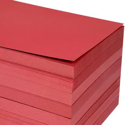 Размеры A4 красного цвета картон толстый Бумага карты для Ремесло Скрапбукинг
