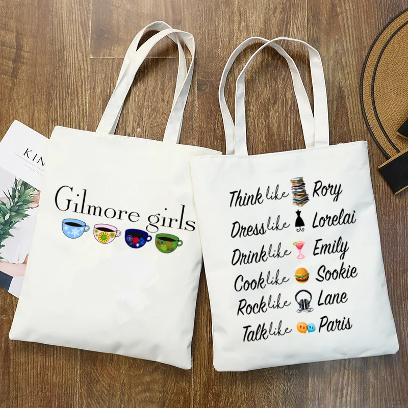 Gilmore Girls Graphic Cartoon Print Shopping Bags Girls Fashion Casual Pacakge Hand Bag
Gilmore Girls Graphic Cartoon Print Shopping Bags Girls Fashion Casual Pacakge Hand Bag